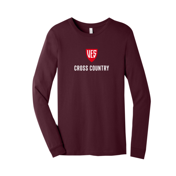 VIRGINIA EPISCOPAL CROSS COUNTRY - BELLA + CANVAS - Jersey Long Sleeve Tee