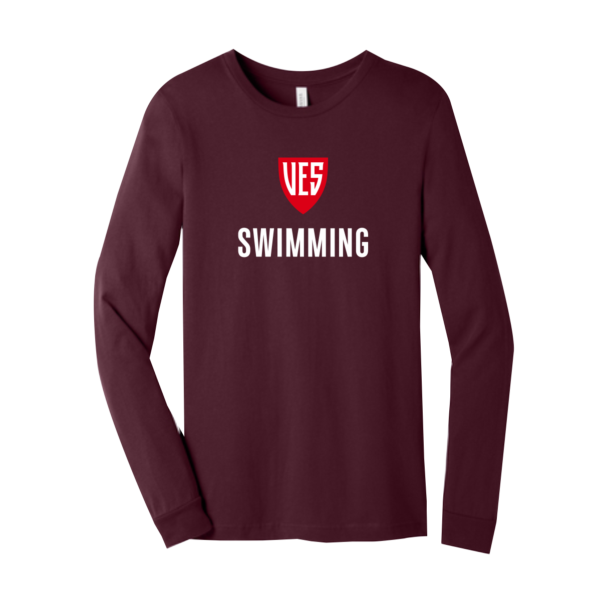 VES SWIMMING - BELLA + CANVAS - Jersey Long Sleeve Tee