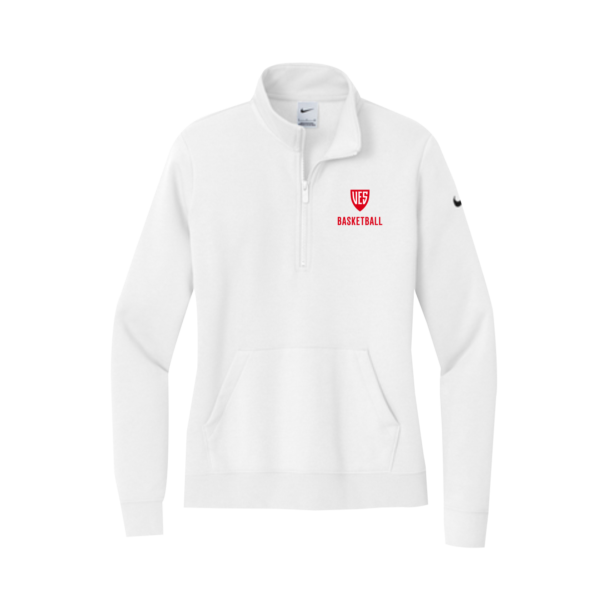 VES BASKETBALL- Women's Nike Club Fleece Sleeve Swoosh 1/2-Zip