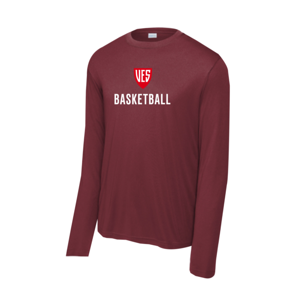 VES BASKETBALL- Sport-Tek Long Sleeve PosiCharge Competitor Tee