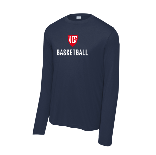 VES BASKETBALL- Sport-Tek Long Sleeve PosiCharge Competitor Tee