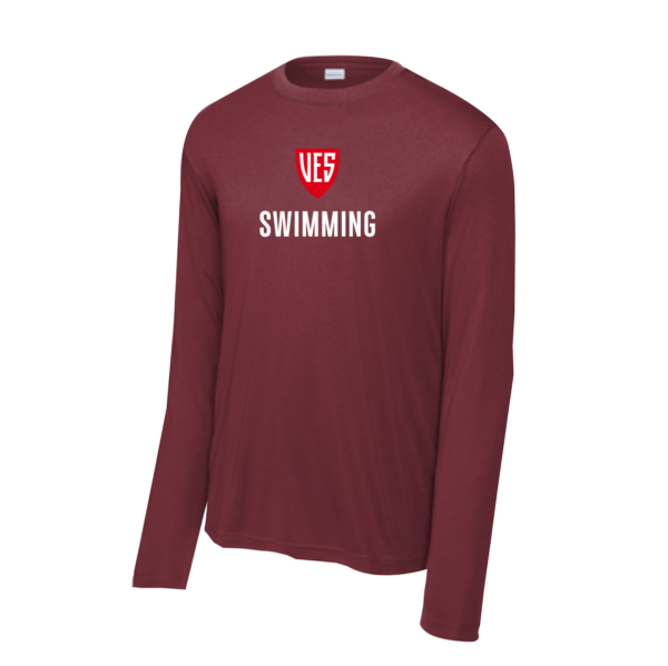 VES SWIMMING- Sport-Tek Long Sleeve PosiCharge Competitor Tee