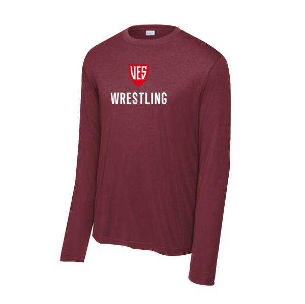 VES WRESTLING - Sport-Tek Long Sleeve PosiCharge Competitor Tee