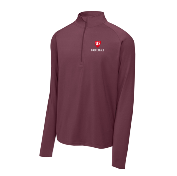 VES BASKETBALL - Sport-Tek Sport-Wick Stretch 1/4-Zip Pullover