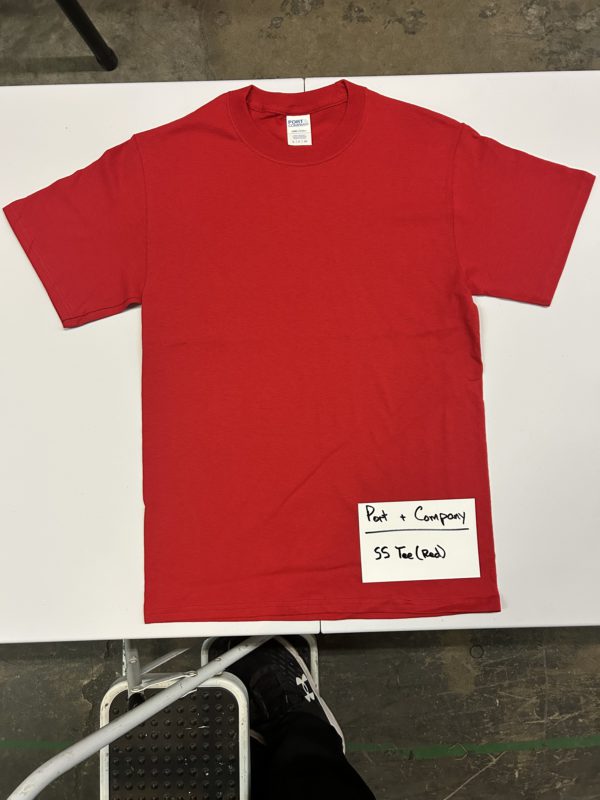 Port & Co Cotton Tee - Red
