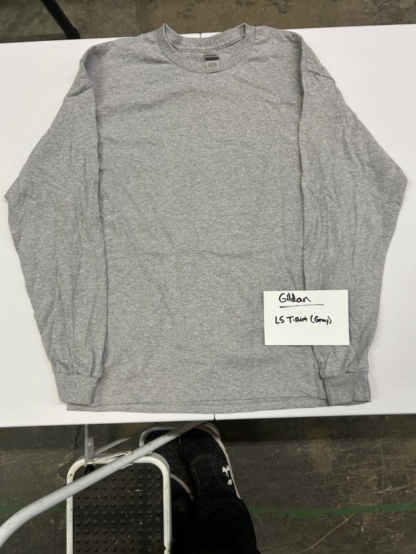 Gildan Cotton Long Sleeve - Grey