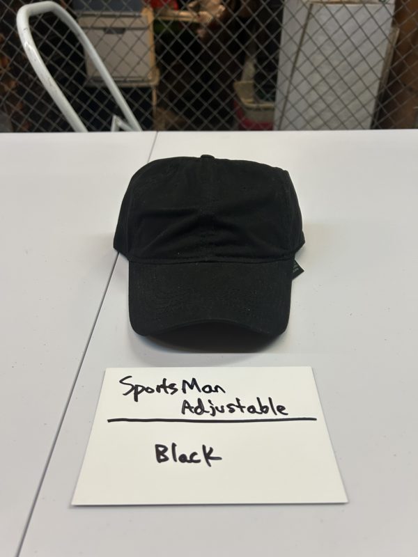 SportsMan Adjustable Cap - Black