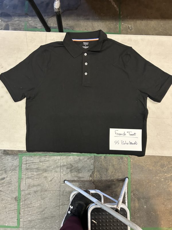 French Toast Polo - Black