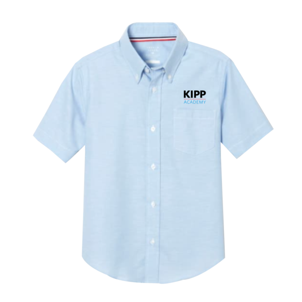 KAMS - Blue Short Sleeve Oxford