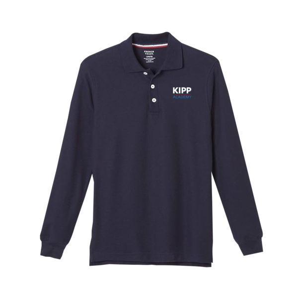 KAMS - Navy Long Sleeve Polo