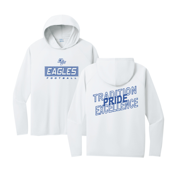 DF Football - Eagles Performance Hooded Tee